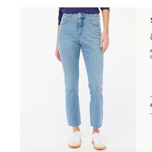 J. Crew Factory CD679 Essential straight jean in all-day stretch size 26 NWOT